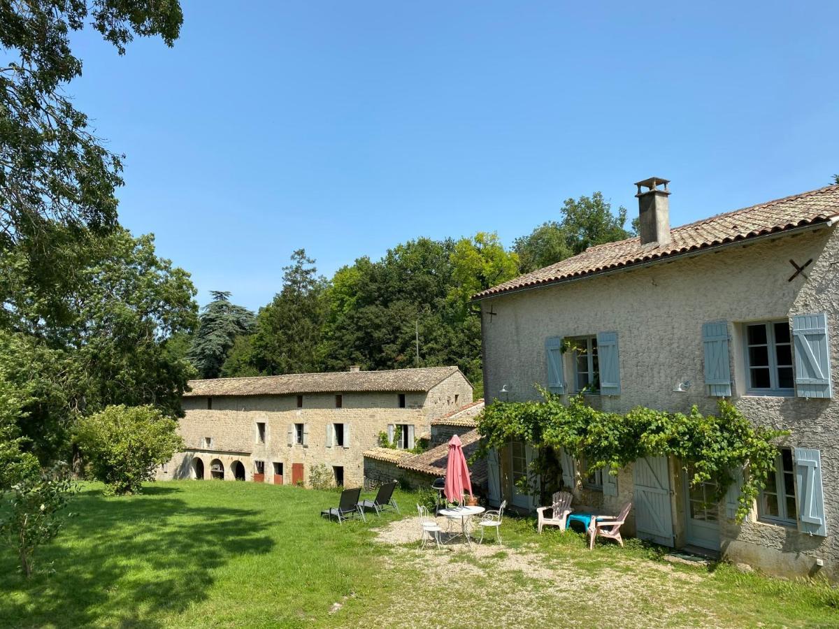 Château des Loups - Les Cèdres Bleus Echire Exterior foto